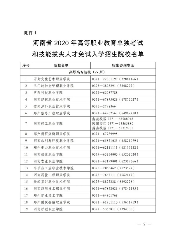 河南考生：高职单招于9月15日填报志愿，录取方式有变